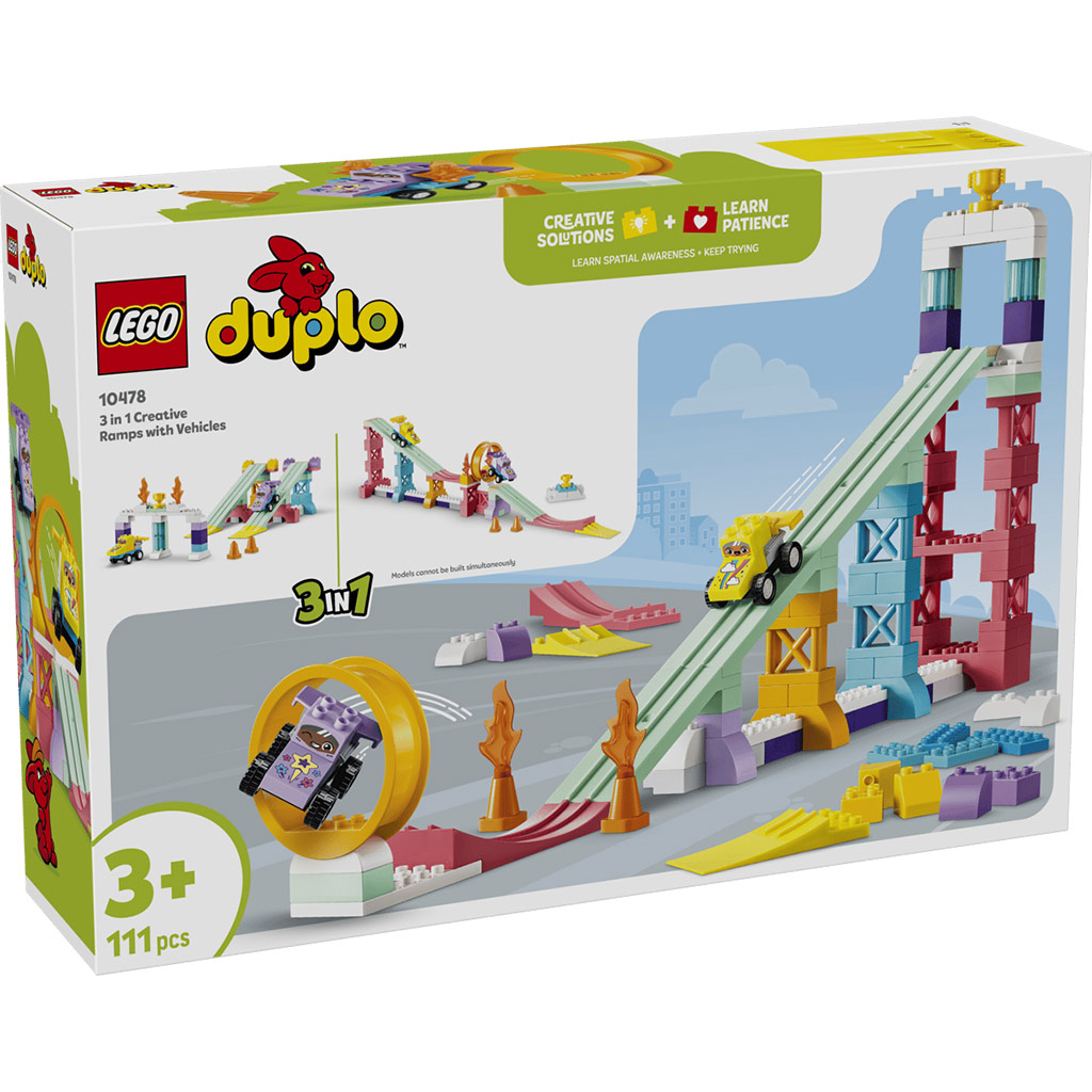 LEGO® DUPLO®: 3 az 1-ben kreatív ugratók és járművek (10478) kép 1