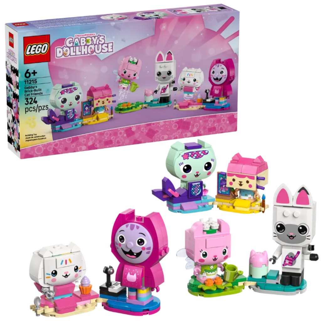 LEGO® Gabi babaháza: Gabi kockákból épült cicabarátai (11215) kép 1