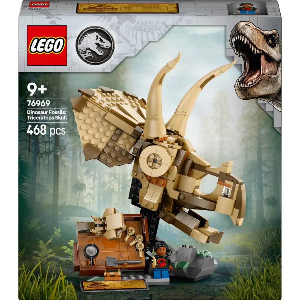 LEGO® Jurassic World: Dinómaradványok - Triceratops-koponya (76969) kép 1