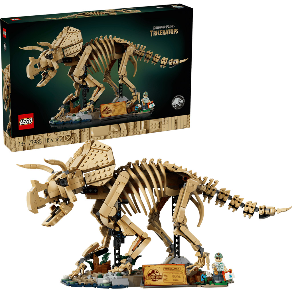 LEGO® Jurassic World™: Dinoszaurusz maradványok: Triceratops (77985) kép 1