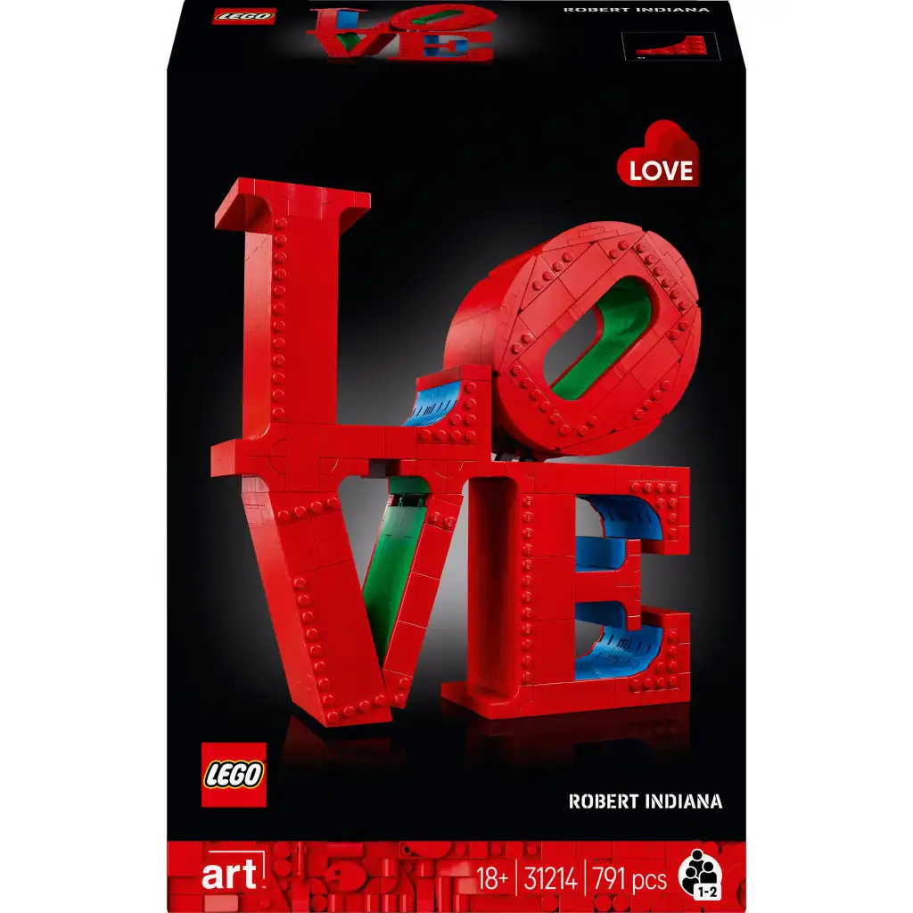 LEGO® ART: LOVE dekorációs felirat (31214) kép 1