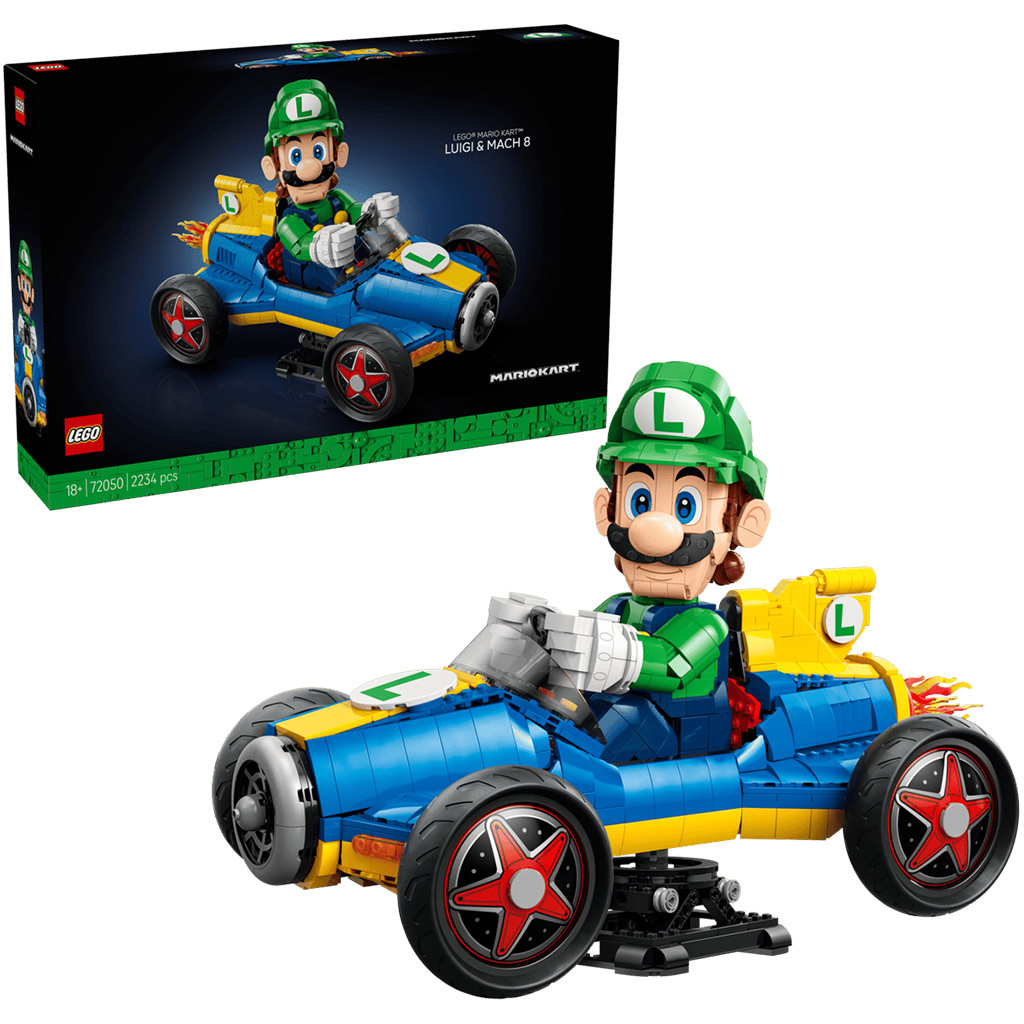 LEGO® Super Mario™: Mario Kart™ – Luigi és Mach 8 (720509 kép 1
