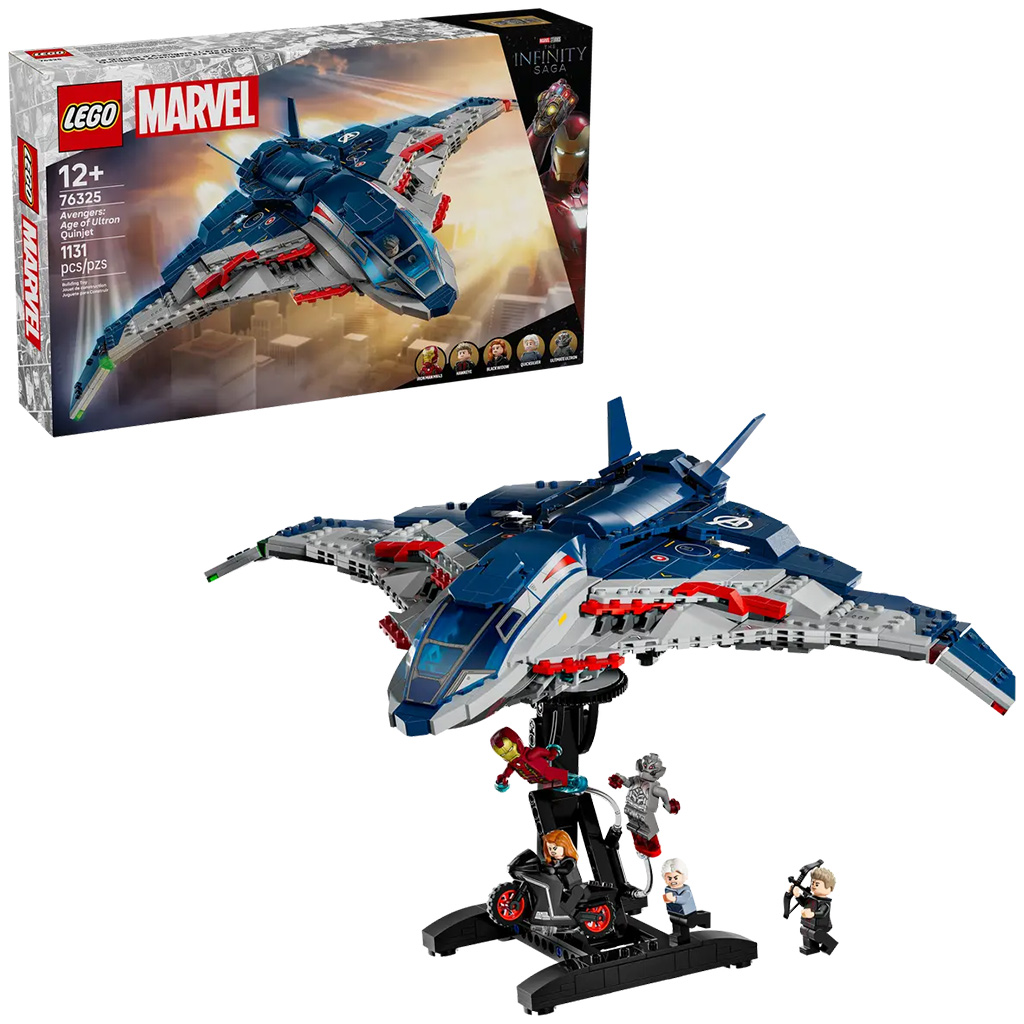 LEGO® Marvel: Bosszúállók: Ultron kora Quinjet (76325) kép 1