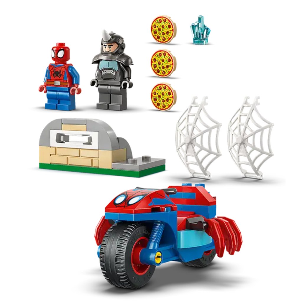 LEGO® Marvel: Motorkerékpáros Pókember vs. Rhino (11206) kép 3