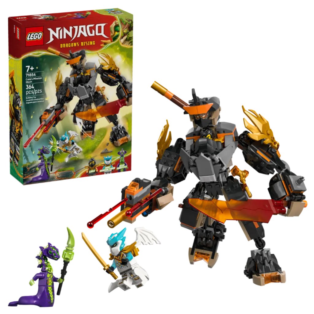 LEGO® Ninjago: Cole akciórobotja és Sárkány Zane (71854) kép 1
