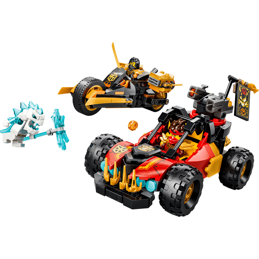 LEGO® Ninjago: Kai és Cole kombinálható járművei (71864) kép 2