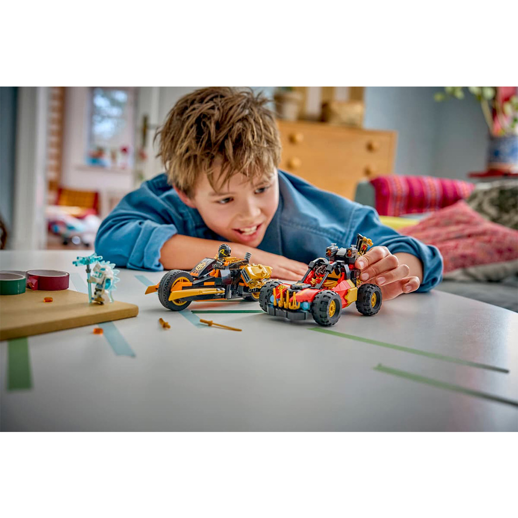 LEGO® Ninjago: Kai és Cole kombinálható járművei (71864) kép 5
