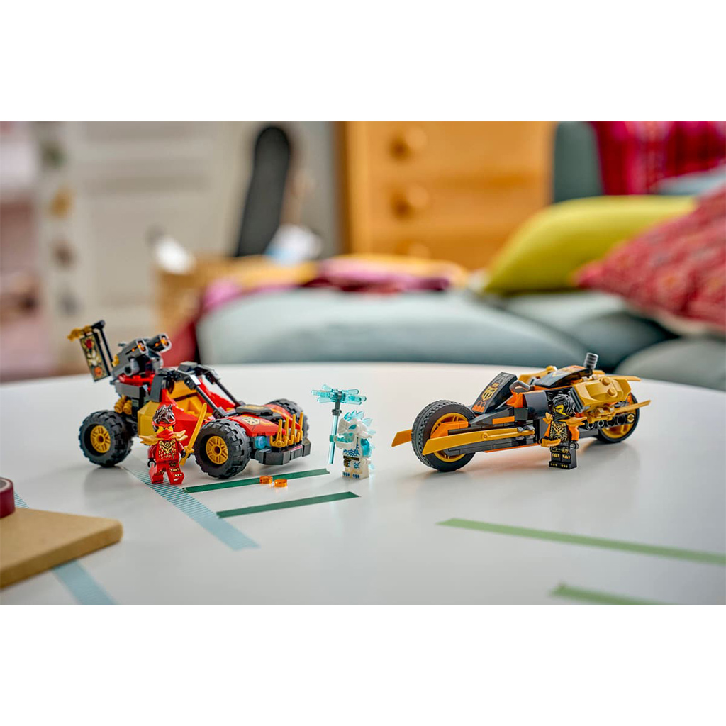 LEGO® Ninjago: Kai és Cole kombinálható járművei (71864) kép 6