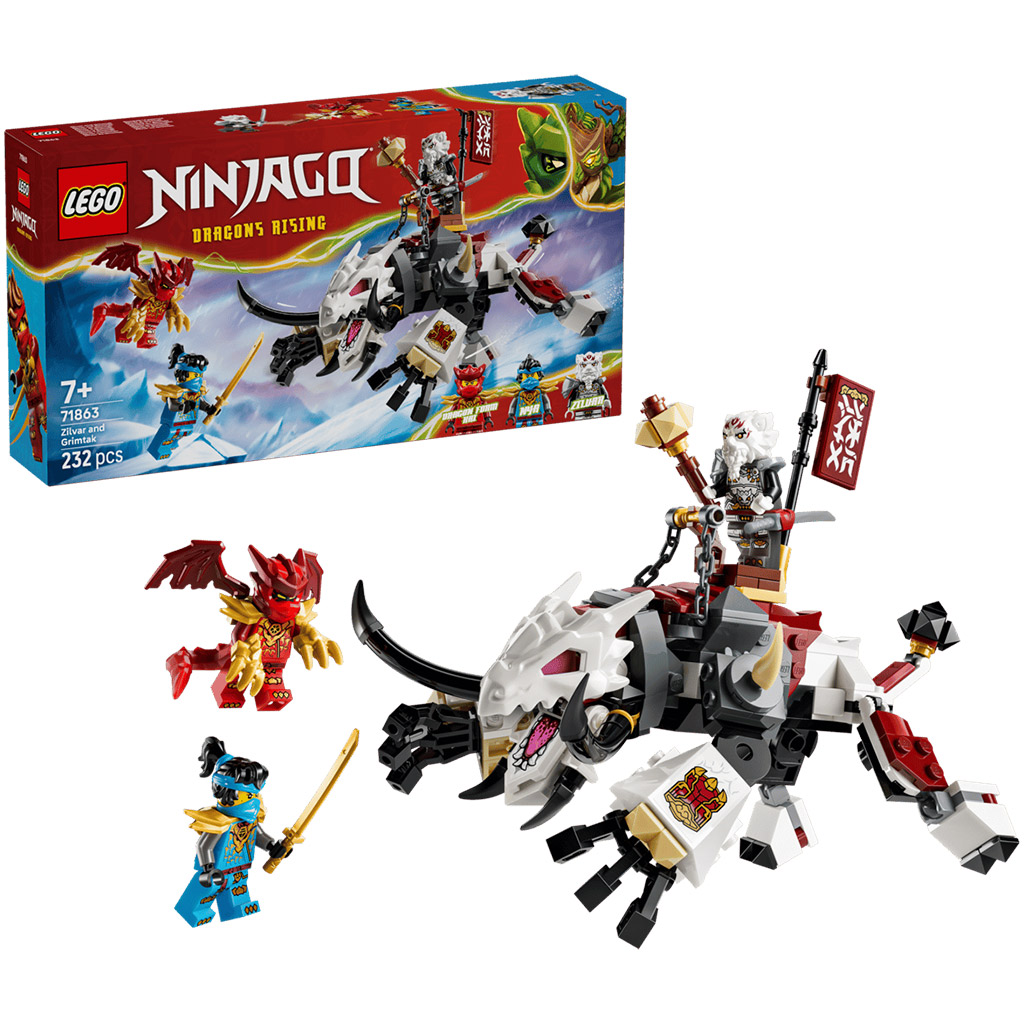 LEGO® Ninjago: Zilvar és Grimtak, a sárkányszörny (71863) kép 1