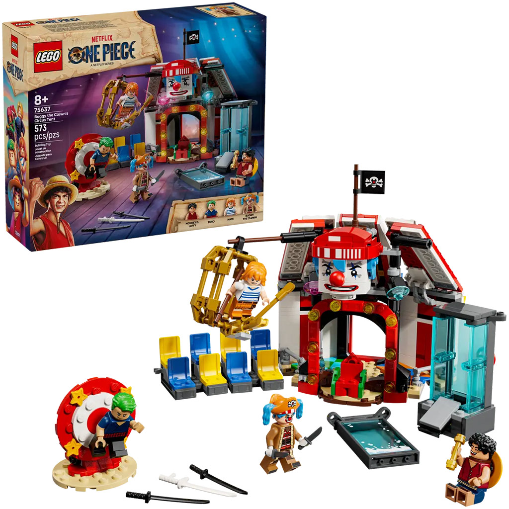 LEGO® One Piece: Buggy, a bohóc cirkuszi sátra (75637) kép 1
