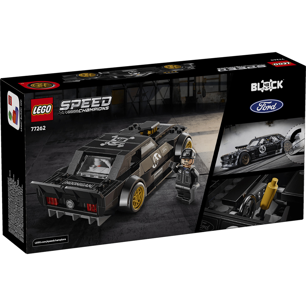 LEGO® Speed Champions: Ken Block '65 Ford Mustang Hoonicorn V1-je (77262) kép 5