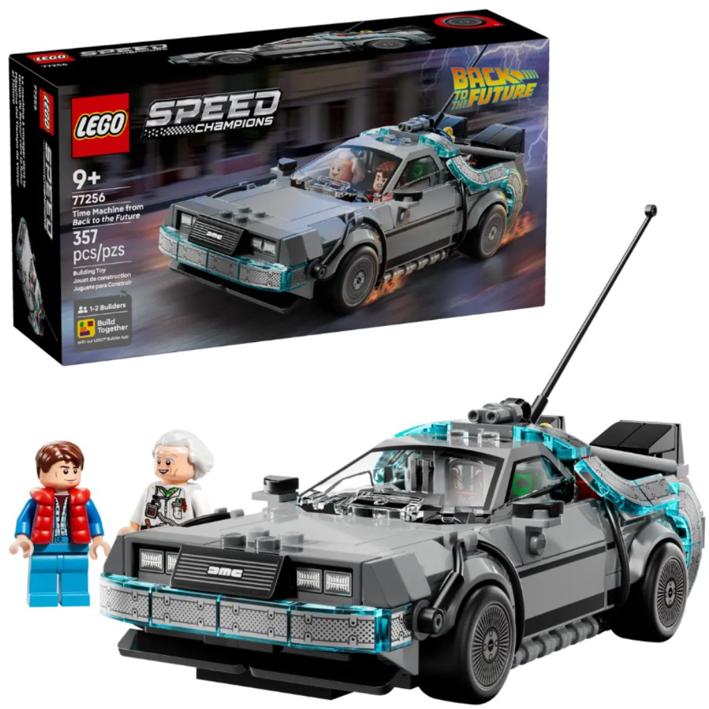 LEGO® Speed Champions: A Vissza a jövőbe időgépe (77256) kép 1