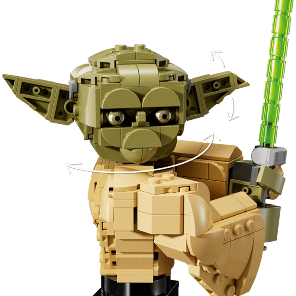 LEGO® Star Wars™: Yoda™ mellszobor (75438) kép 3