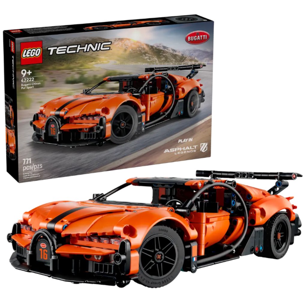LEGO® Technic: Bugatti Chiron Pur Sport hiperautó (42222) kép 1
