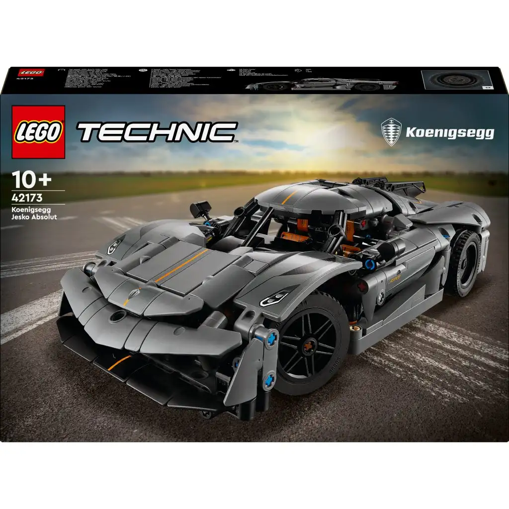 LEGO® Technic: Koenigsegg Jesko Absolut szürke hiperautó (42173) kép 1