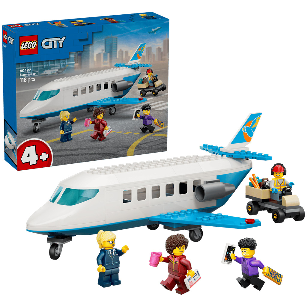 LEGO® City: Utasszállító repülőgép (60492) kép 1