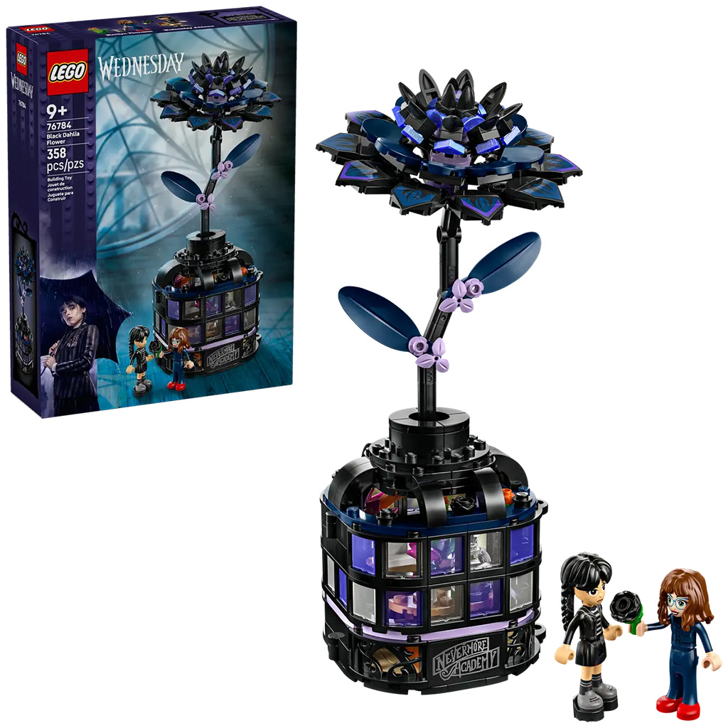 LEGO® Wednesday: Fekete dália (76784) kép 1