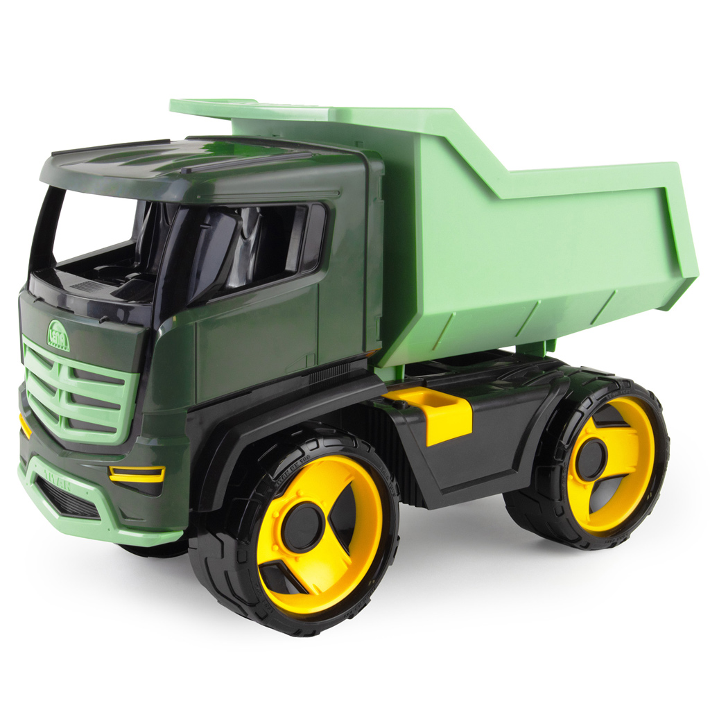 LENA: GIGA TRUCKS óriás Titán sötétzöld dömper 51 cm kép 1