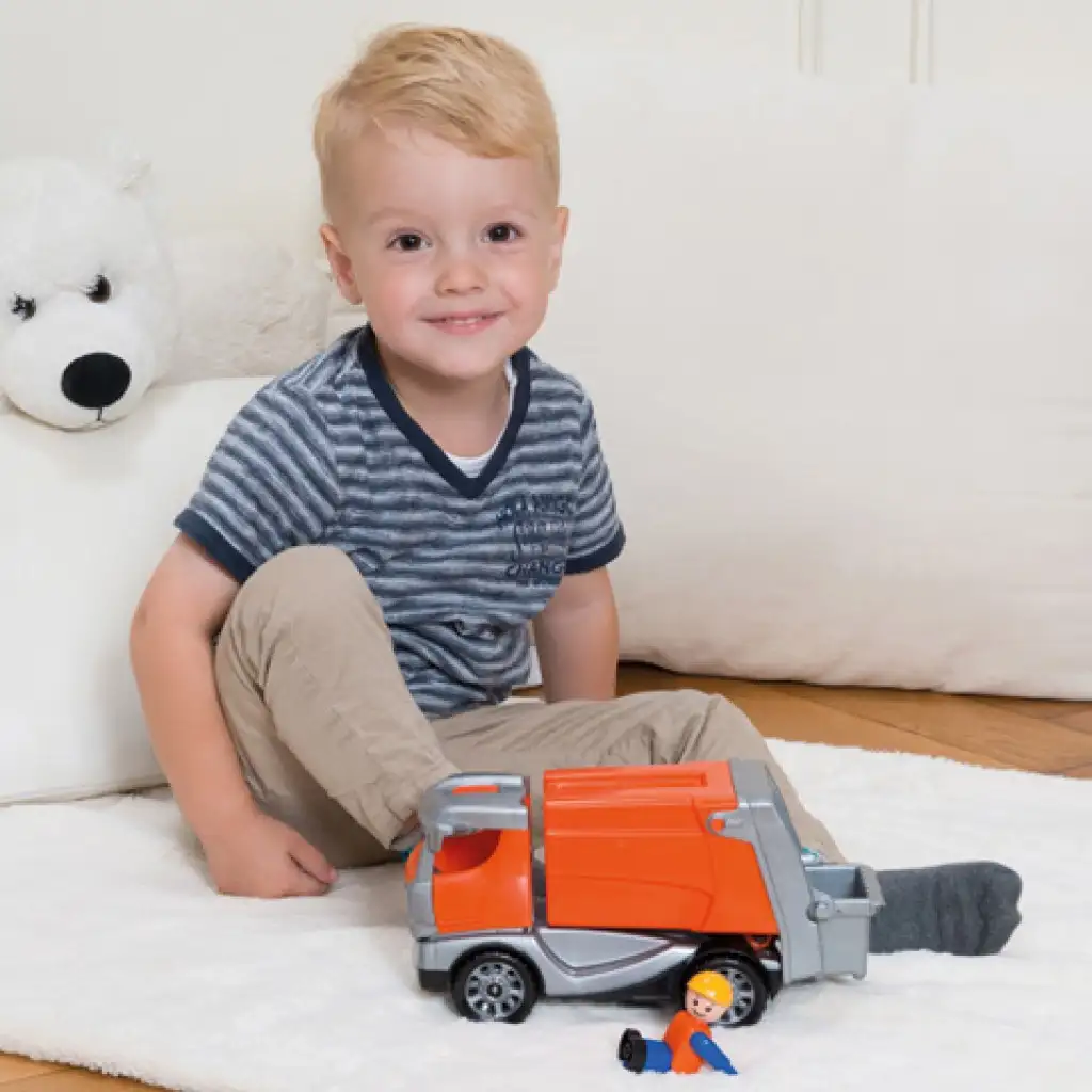 LENA: Truckies kukásautó figurával 22cm kép 4