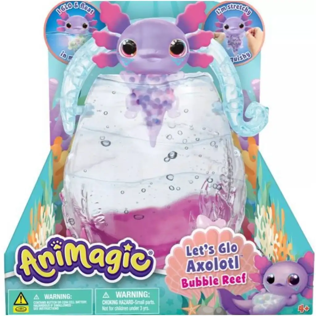 Let’s Glo Axolotl: Világító vízipajtás szett kép 3