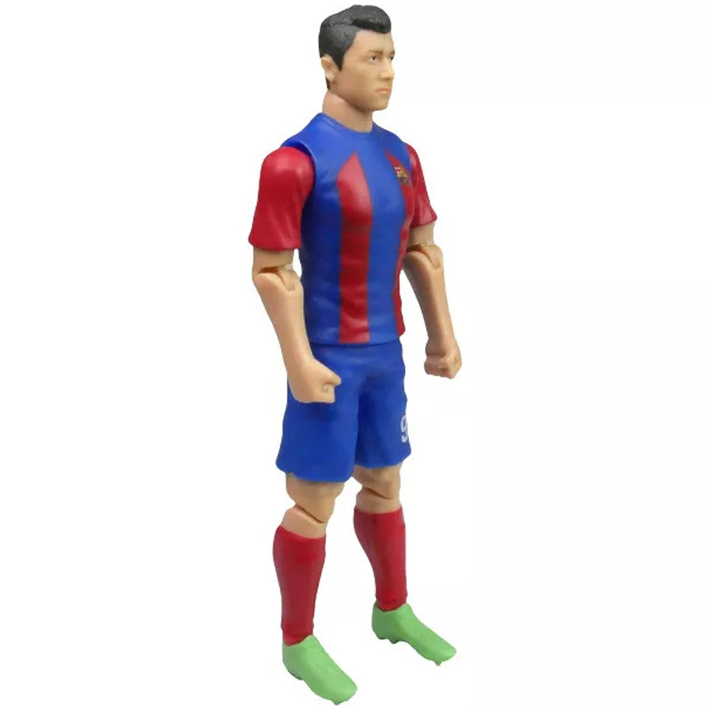 Focista akciófigura, 20 cm - FC Barcelona, Lewandowski 9-es mezben kép 2