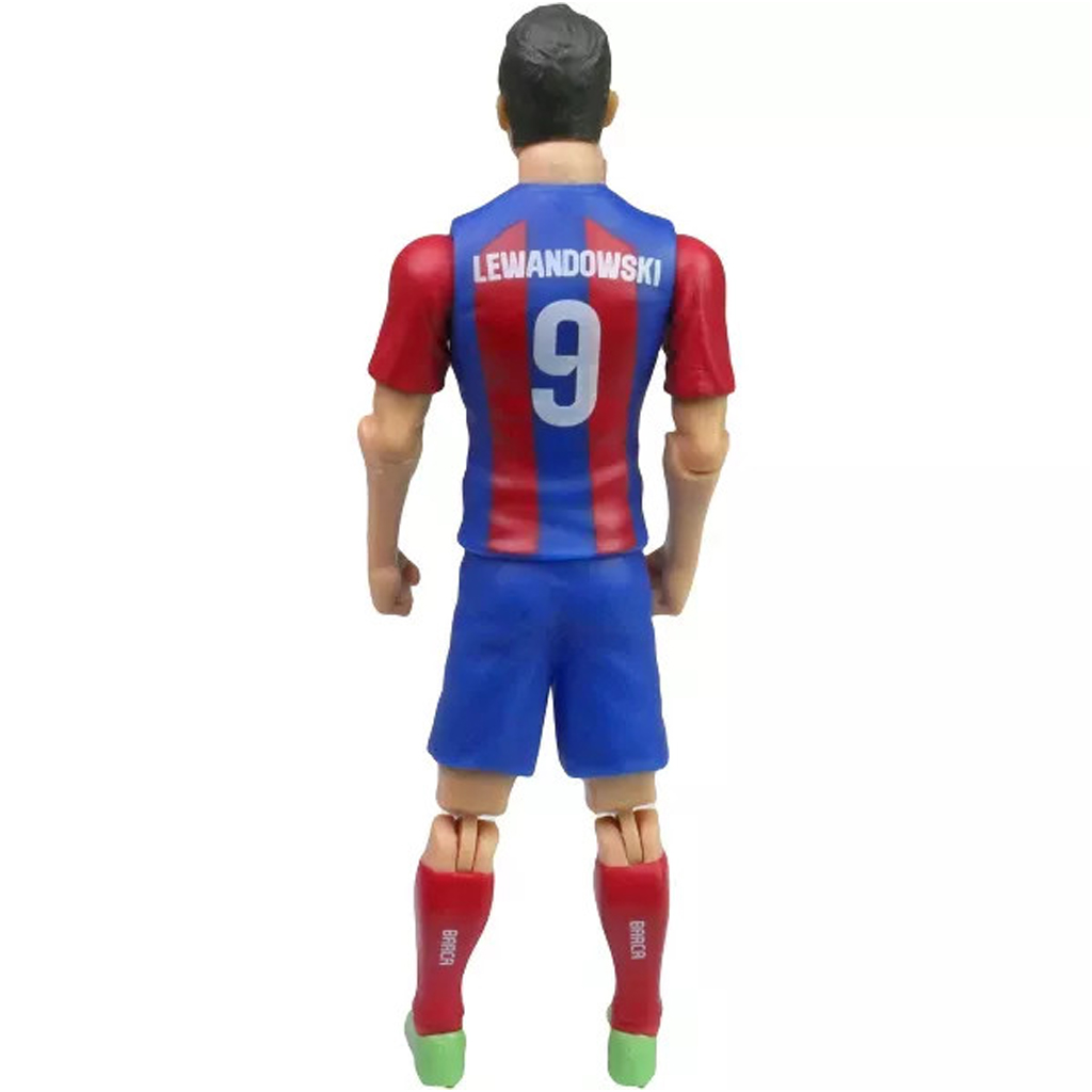 Focista akciófigura, 20 cm - FC Barcelona, Lewandowski 9-es mezben kép 3