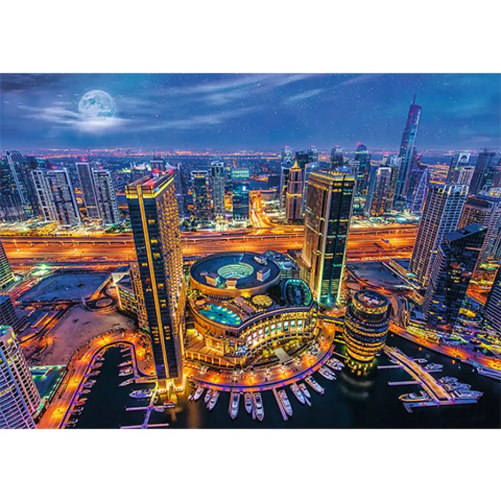 Dubaj fényei puzzle 2000db-os - Trefl kép 2