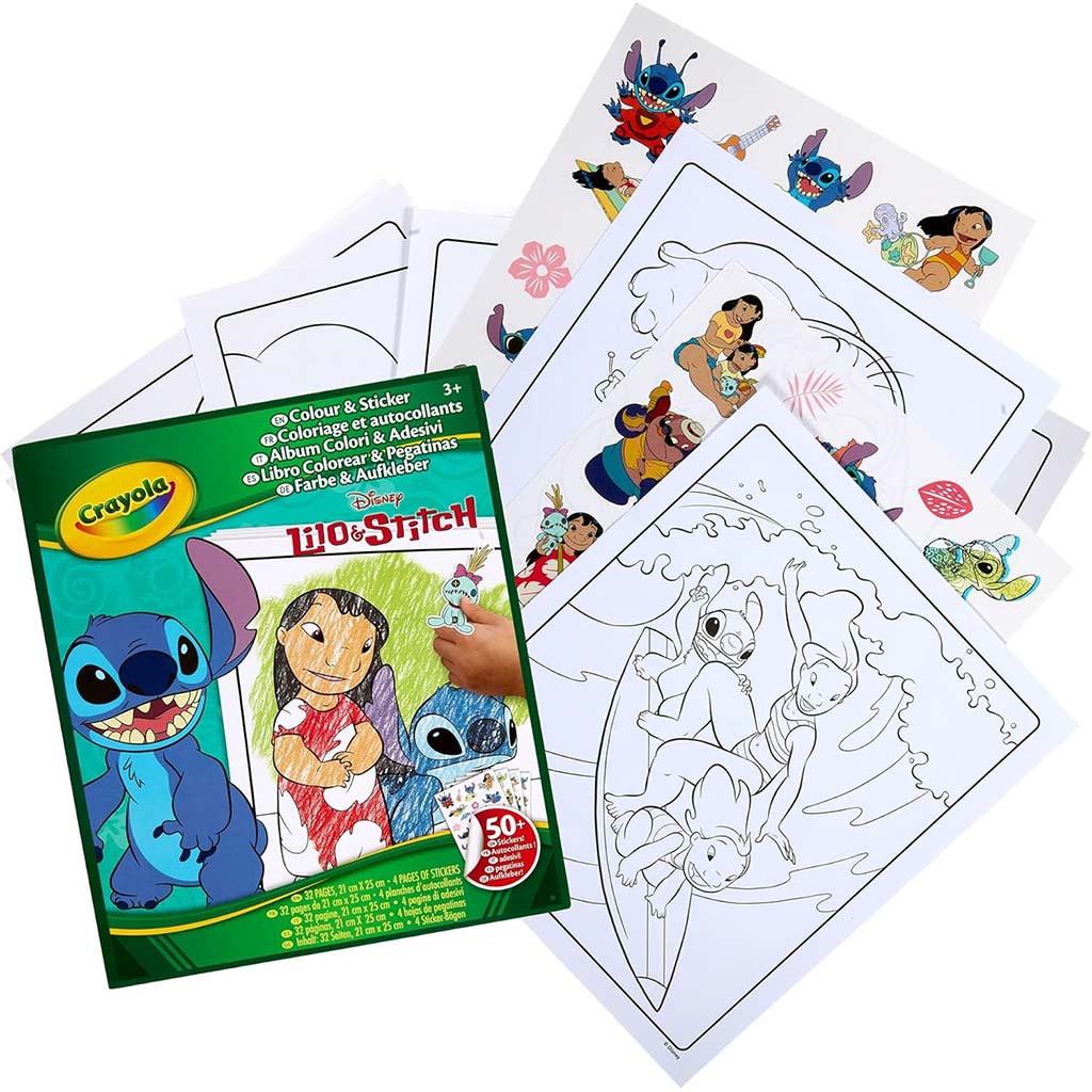 Crayola: Lilo & Stitch színező és matricázó füzet kép 2