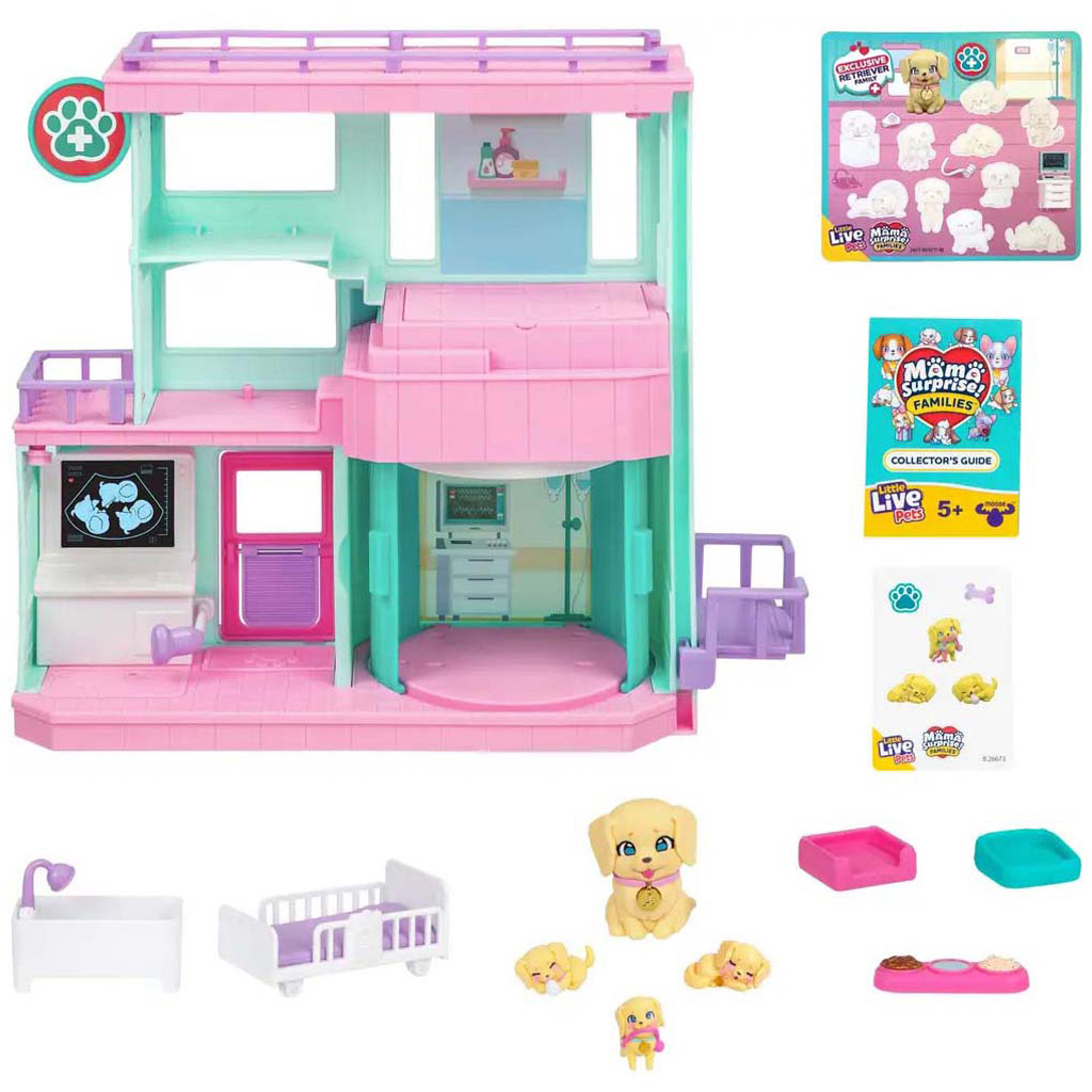 Little Live Pets: Mama Surprise - Klinika játékszett kép 2
