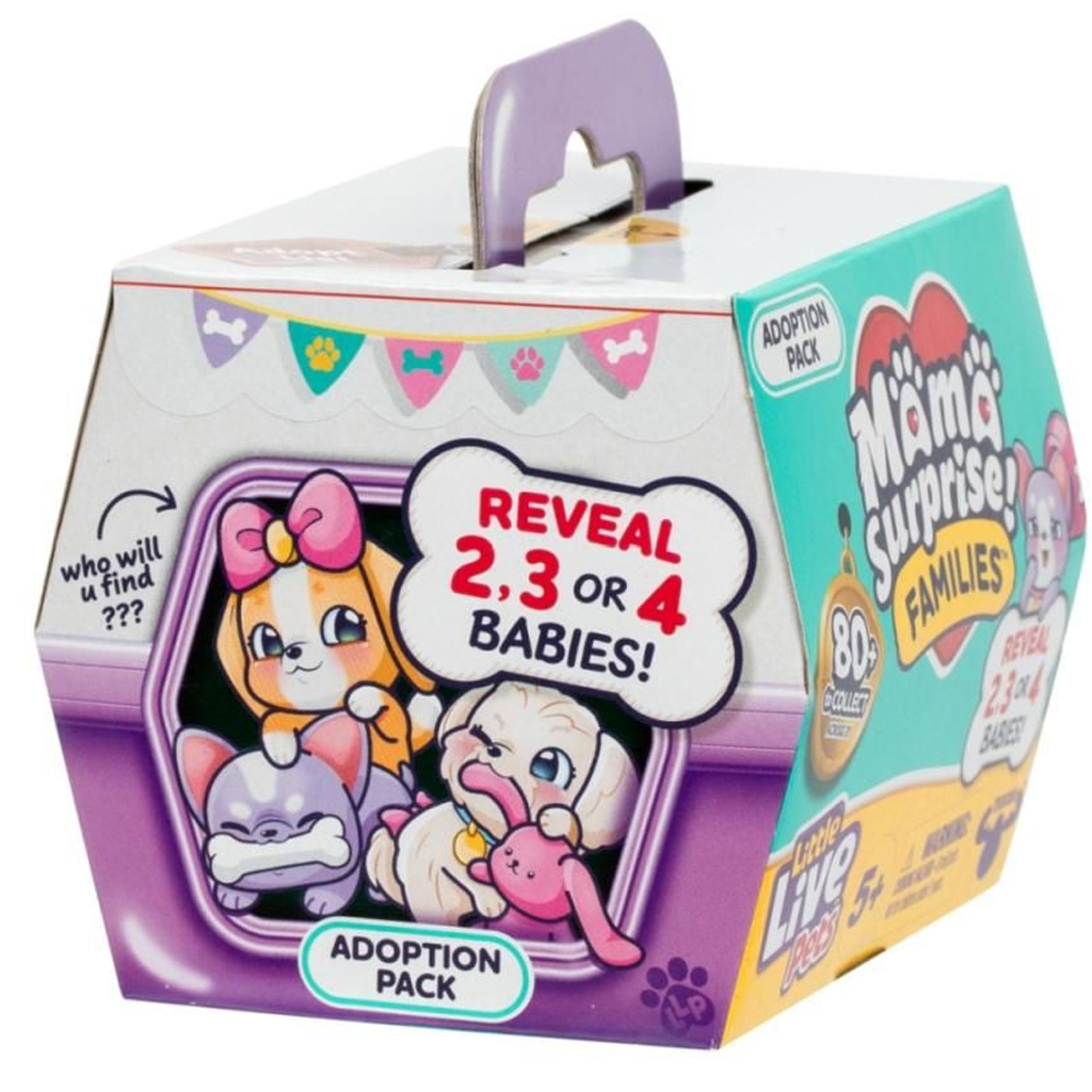 Little Live Pets: Mama Surprise - Örökbefogadás meglepetés szett kép 2
