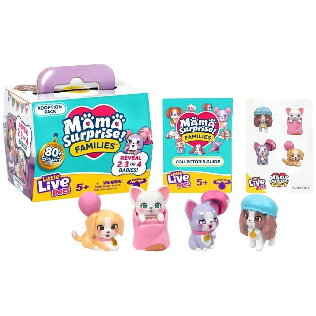 Little Live Pets: Mama Surprise - Örökbefogadás meglepetés szett kép 1
