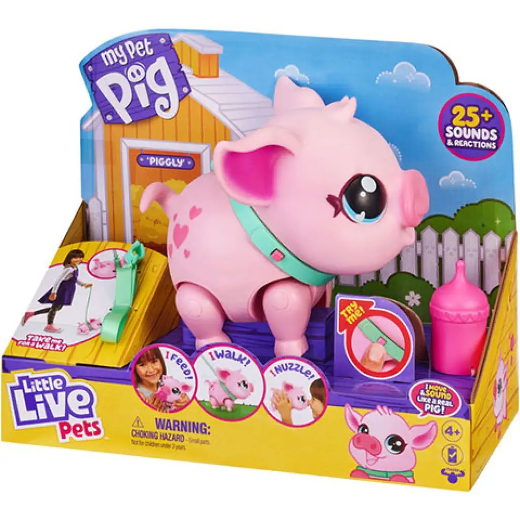 Little Live Pets: Pinki, a kismalac interaktív játék kép 1