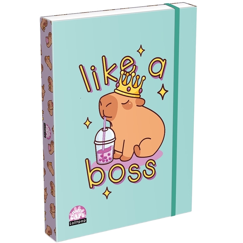 ICO: Lizzysuli Lollipop Capybara mintás füzetbox A/4 kép 1