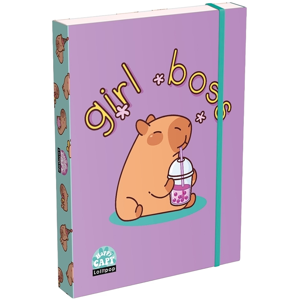 ICO: Lizzysuli Lollipop Capybara mintás füzetbox A/5 kép 1