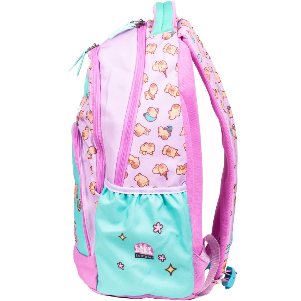 ICO: LizzySuli Lollipop Capybara Active+ ergonomikus iskolatáska, hátizsák 30x43x21,5 cm kép 2