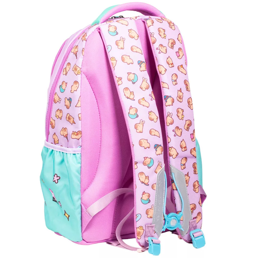ICO: LizzySuli Lollipop Capybara Active+ ergonomikus iskolatáska, hátizsák 30x43x21,5 cm kép 3
