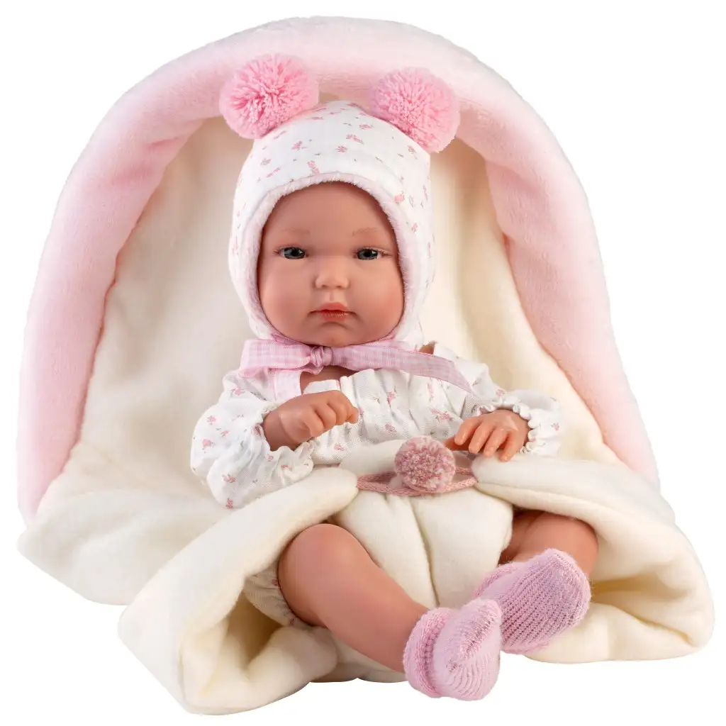 Llorens: Bimba 35cm-es baba hálózsákkal kép 1