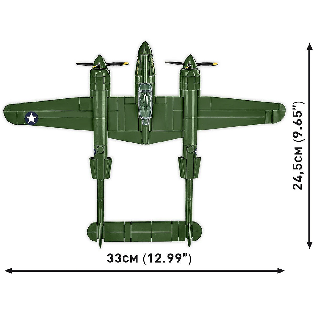 COBI: Lockheed P-38 Lightning repülő építőjáték (5882) kép 4