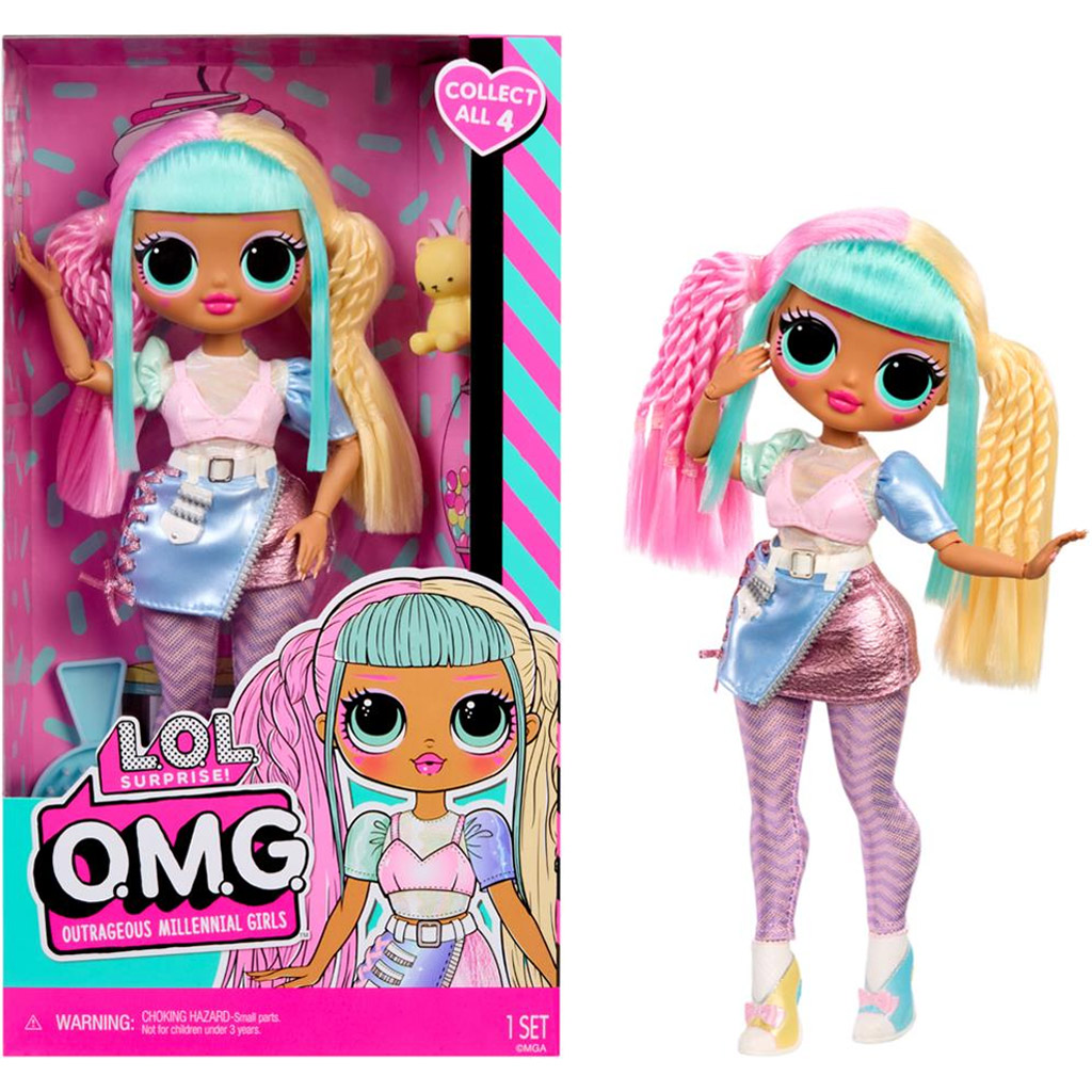 L.O.L. Surprise OMG Candylicious divatbaba kiegészítőkkel kép 1