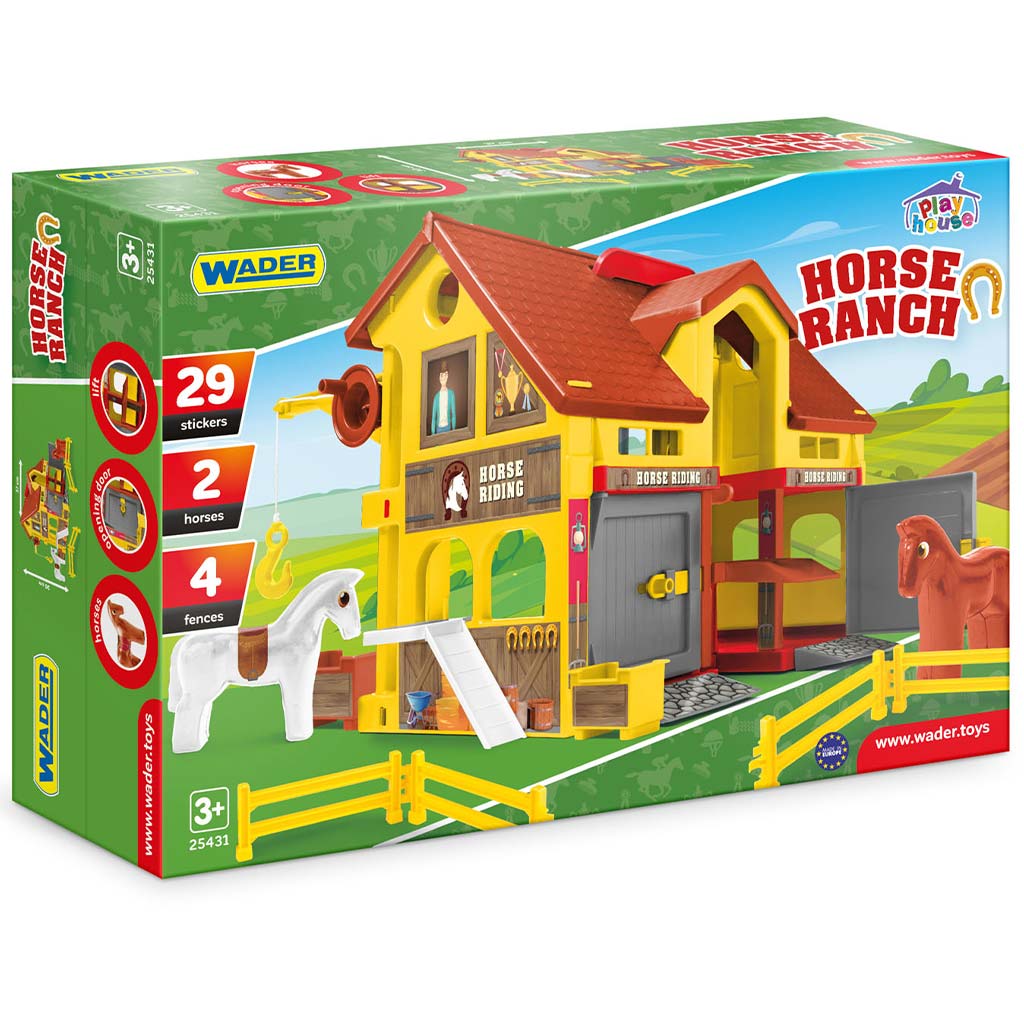 Play House: Lovarda játékszett lovakkal - Wader kép 1