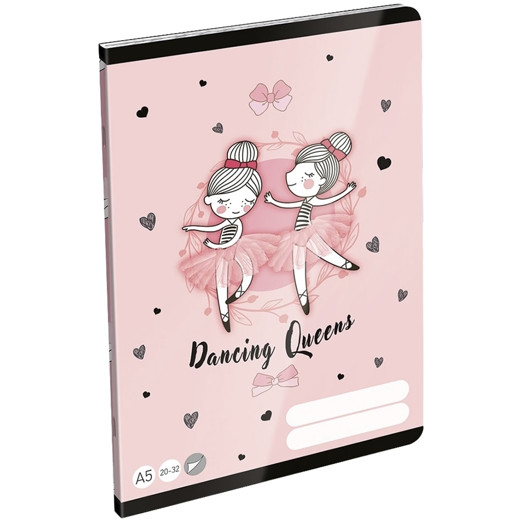 ICO: LizzySuli Lovely Ballerina Tiny Dancer sima füzet A/5 20-32 kép 1