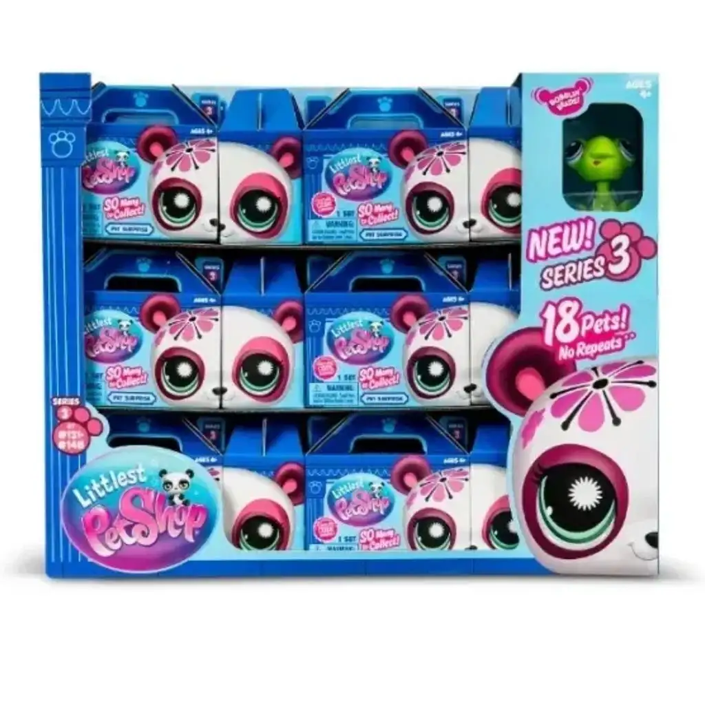 Littlest Pet Shop: Meglepetés csomag 1db figurával és kiegészítővel 3. széria kép 1