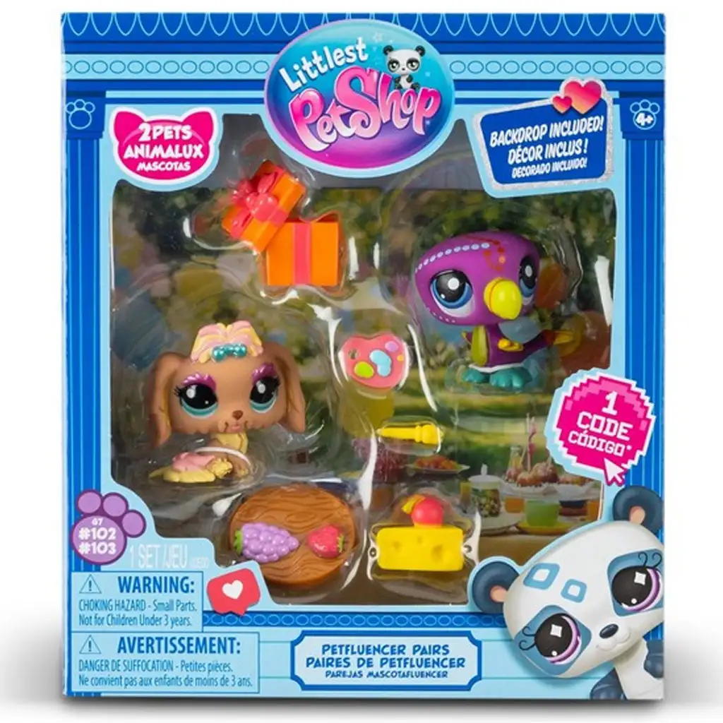 Littlest Pet Shop: Petfluencers - Garden Party figura csomag 2. Széria kép 1