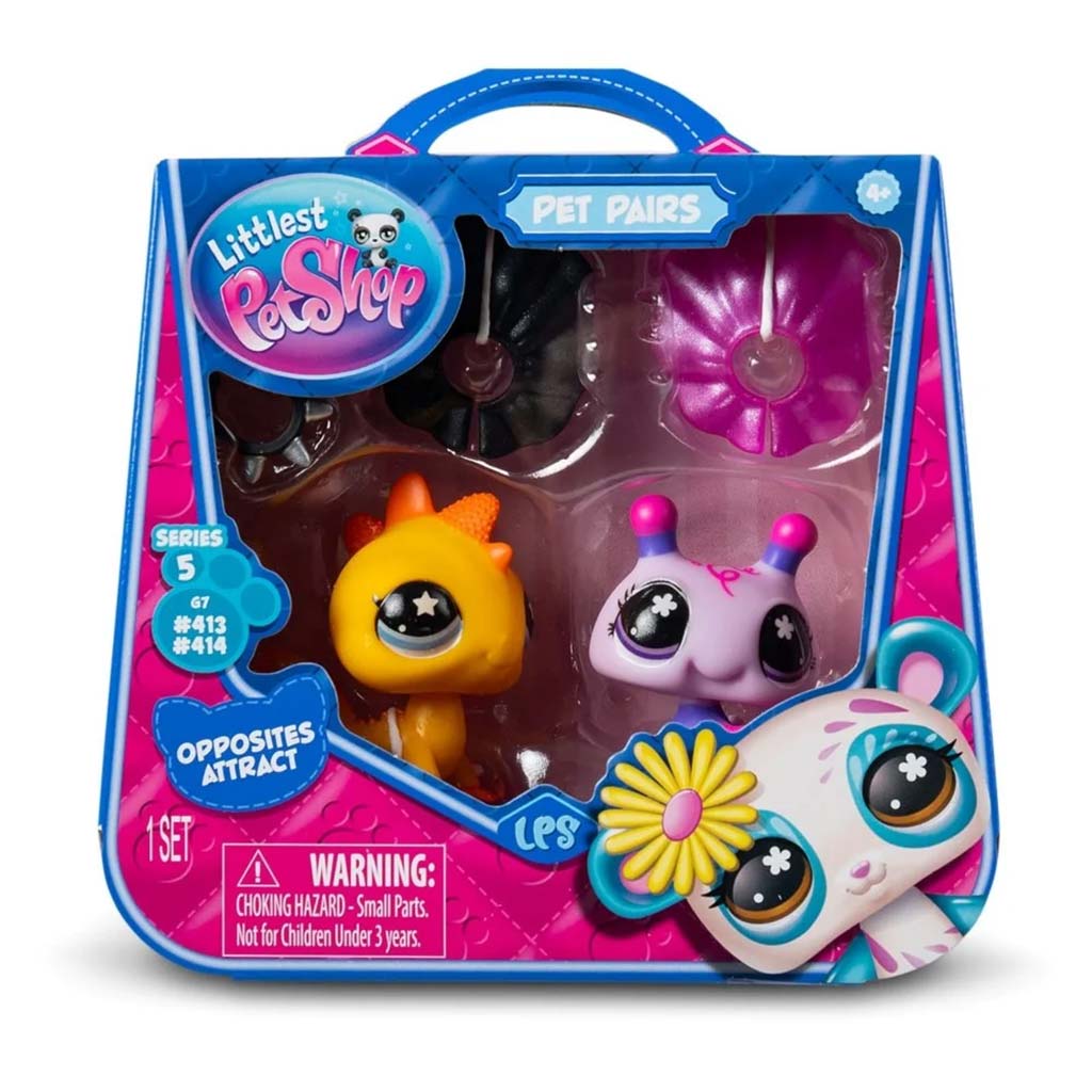 Littlest Pet Shop: Dupla kisállat figura csomag S5 - Méhecske és Leguán kép 1