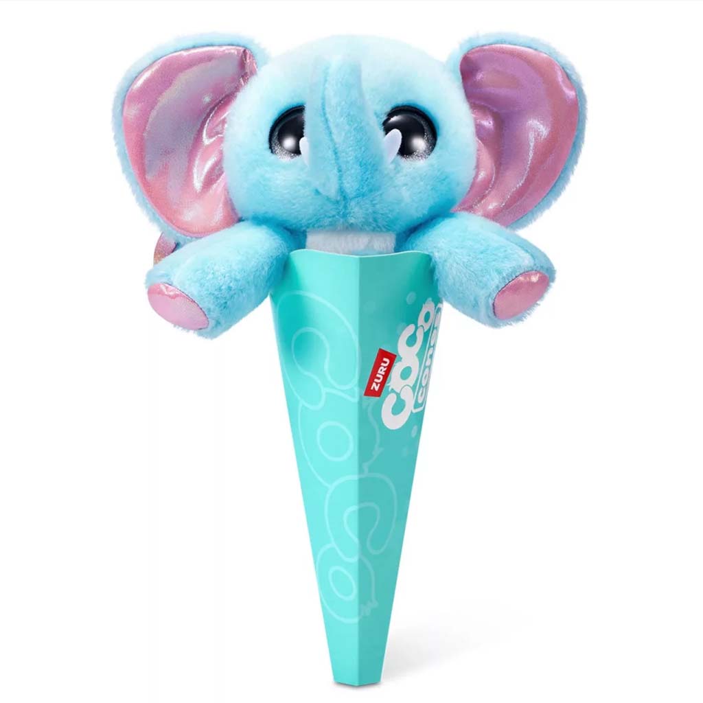 Coco Cones Originals Lulu elefánt plüssfigura 1. sorozat - Zuru kép 1