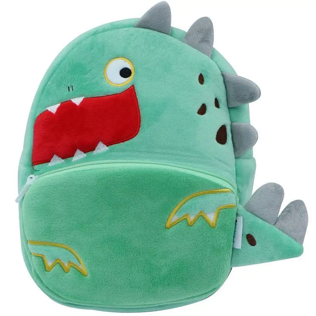 Luna: Must Team Dinoszaurusz mintás ovis plüss hátizsák 27x10x24cm kép 1