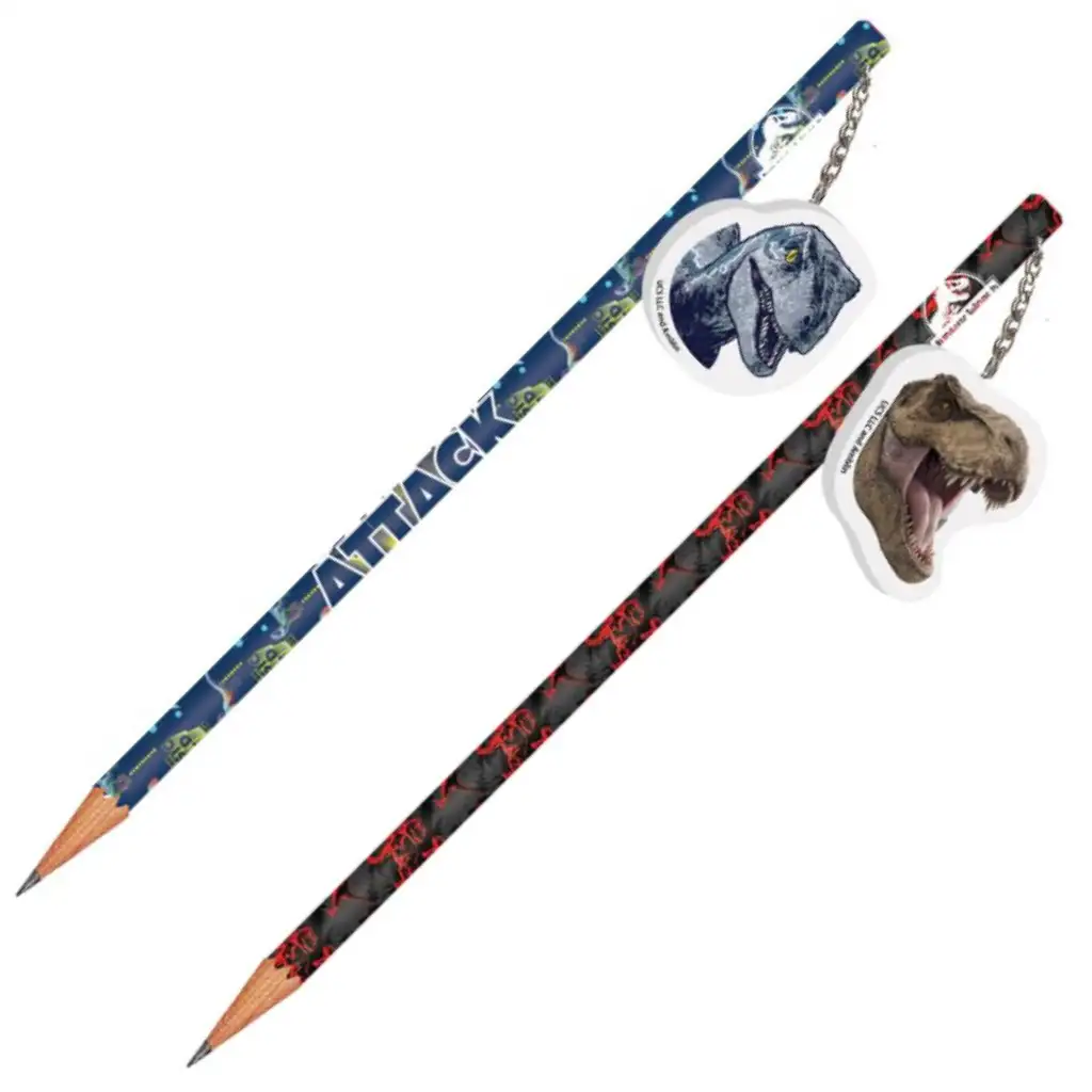 Jurassic World grafit ceruza radírral több változatban 1db kép 1