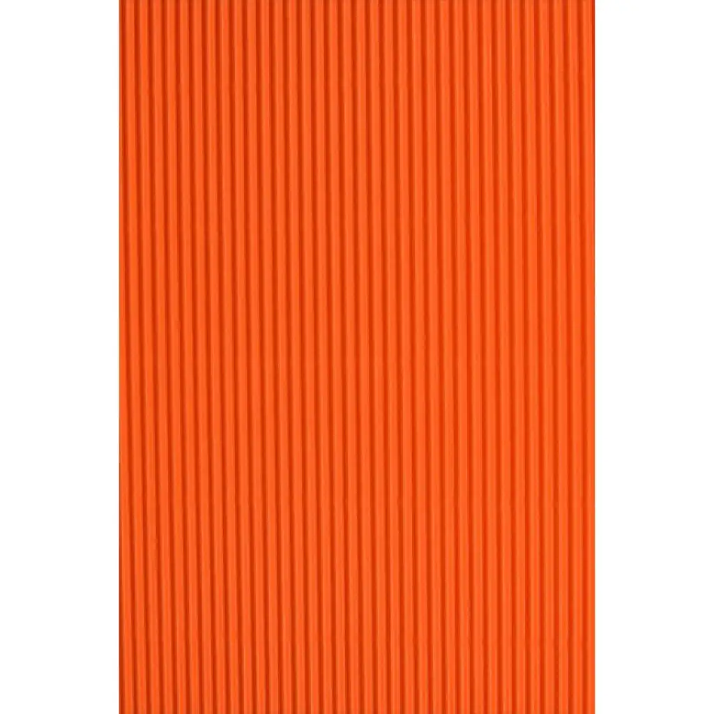 Narancssárga dekorációs 3D hullámpapír 50x70cm 161g 1db kép 1