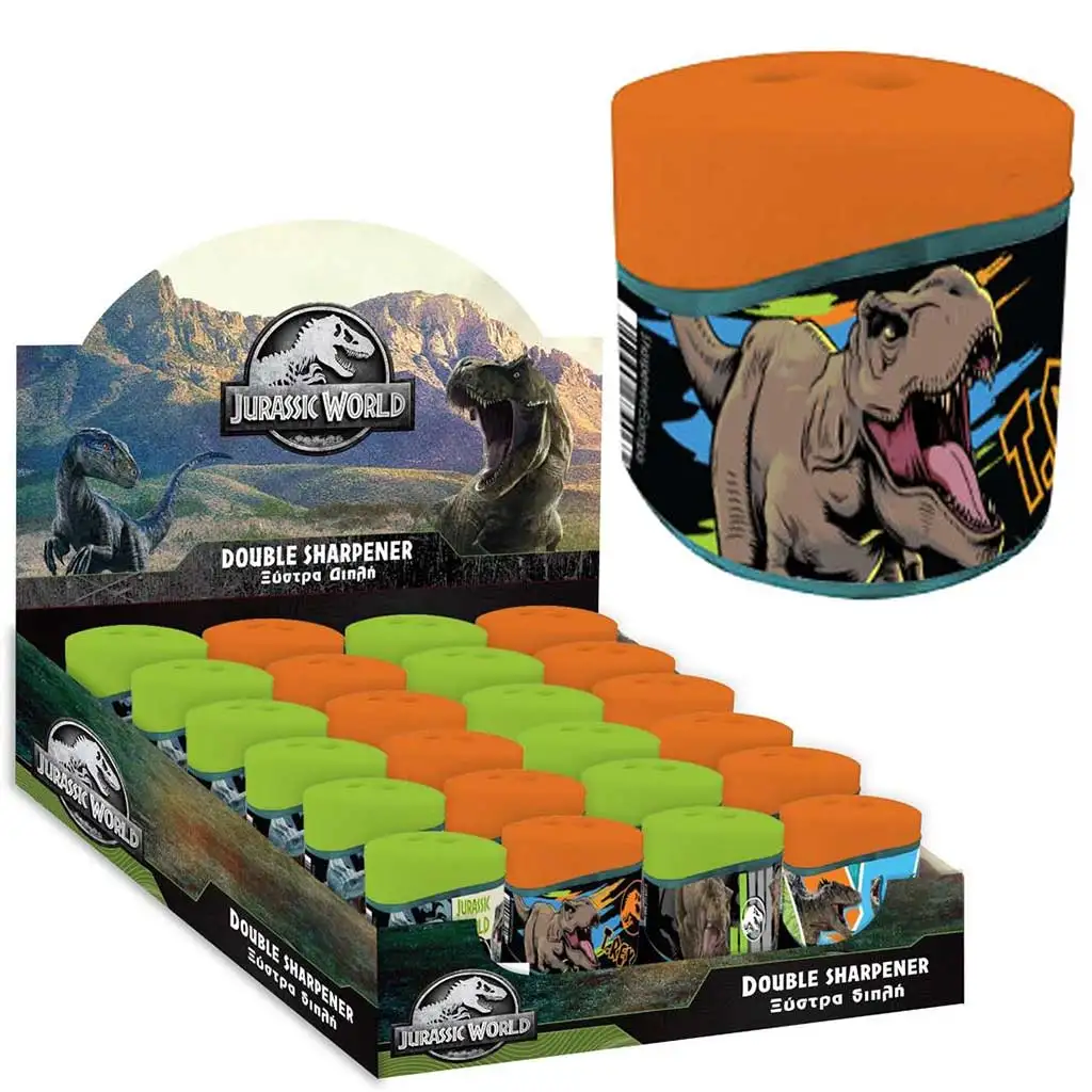 Jurassic World: T-Rex kétlyukú tartályos hegyező 1db kép 1
