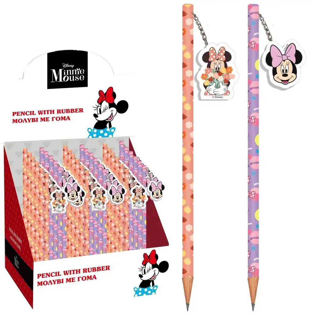 Luna: Minnie Egér grafitceruza radírral, kétféle változatban 1db kép 1